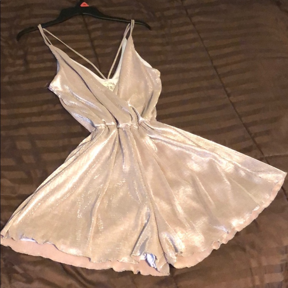 Miss Selfridge shiny romper! Awesome condition!